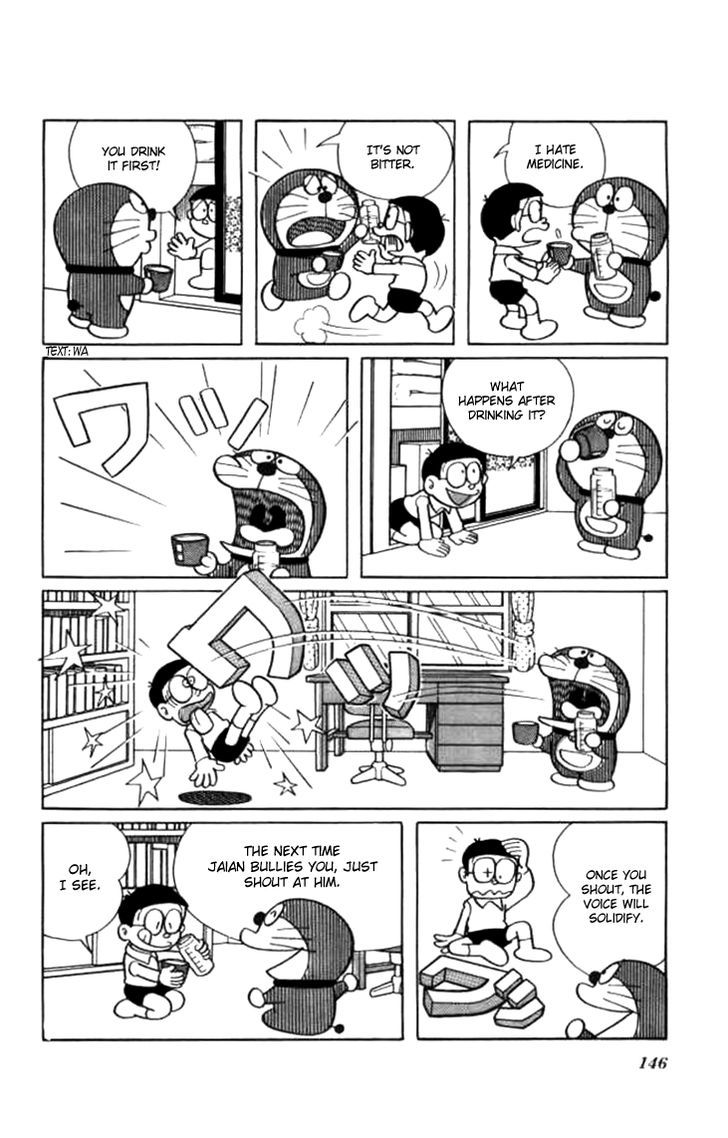 Doraemon Chapter 223 page 4 - Chapter 223 : Sound Solidifying Medicine