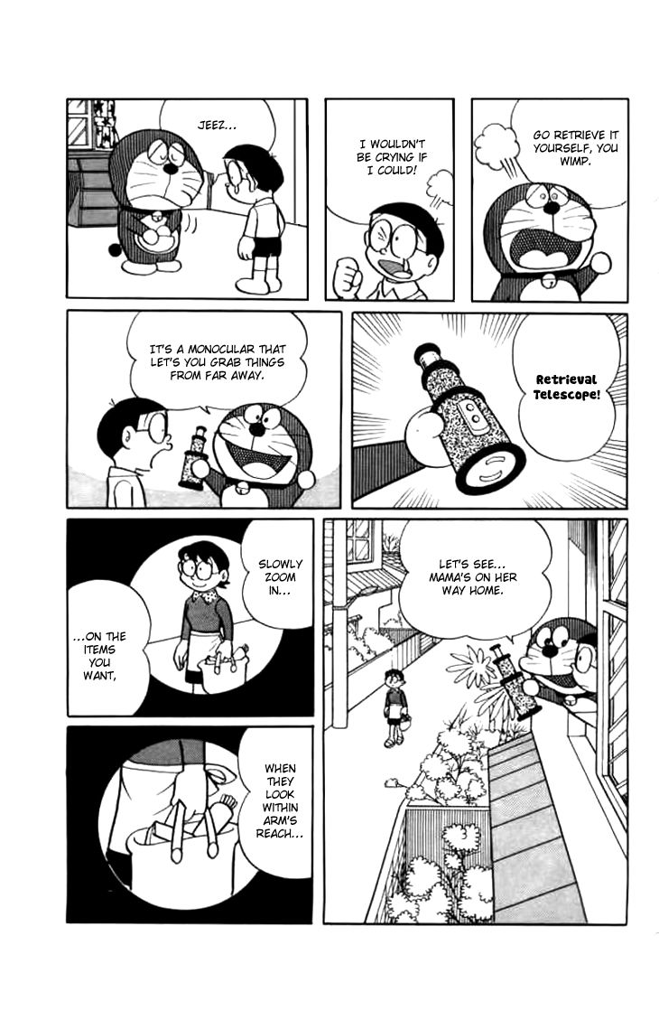Doraemon Chapter 227 page 4 - Chapter 227 : Retrieval Telescope