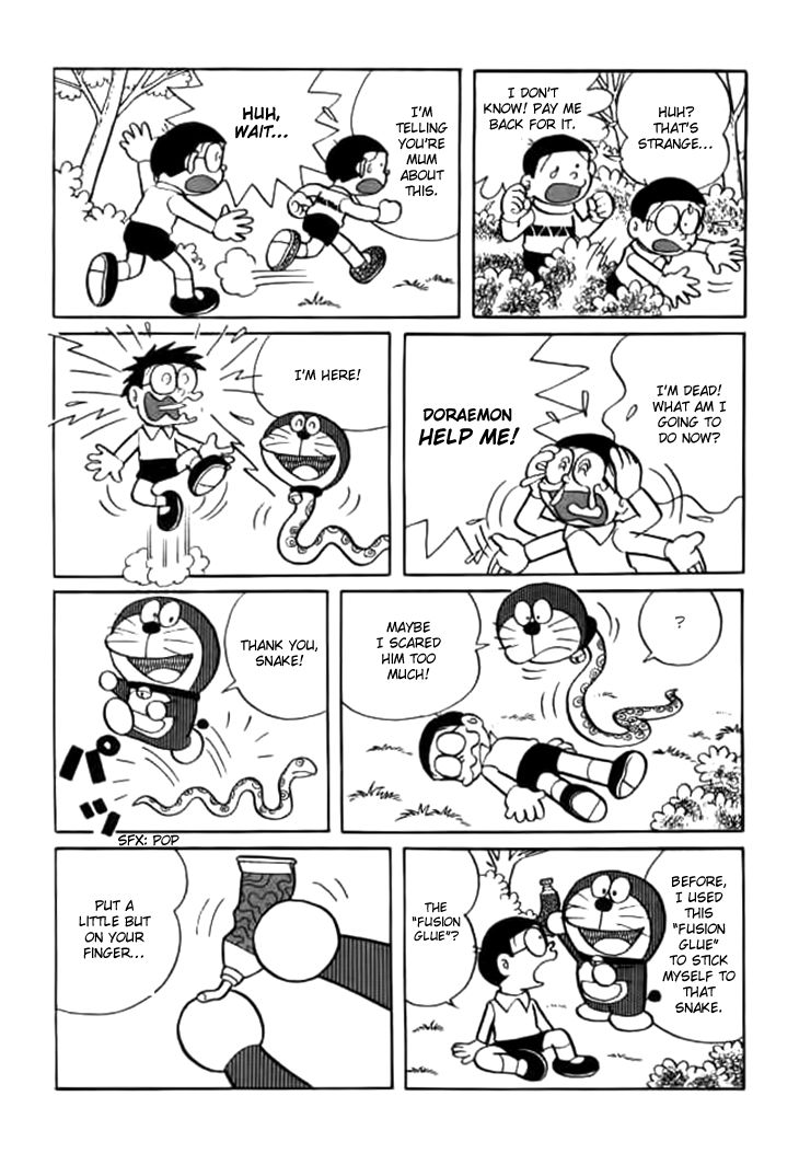 Doraemon Chapter 232 page 4 - Chapter 232 : The Fusion Glue
