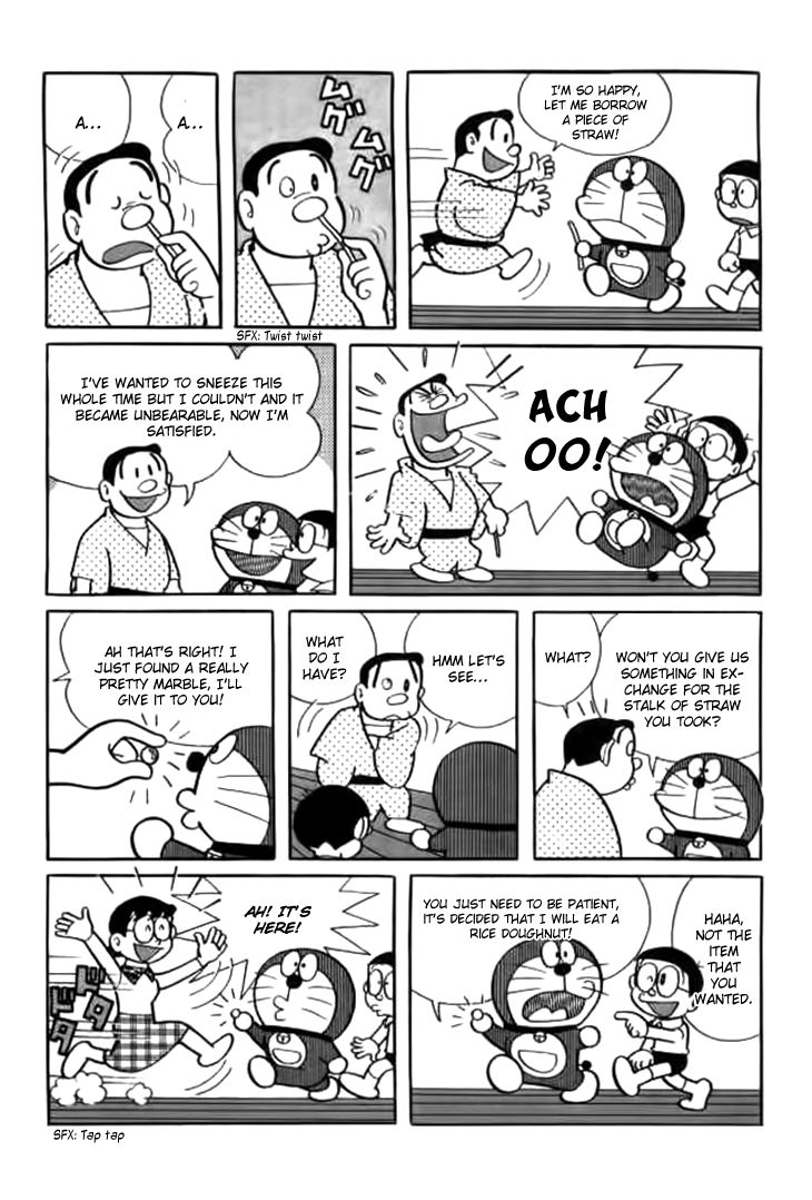 Doraemon Chapter 233 page 4 - Chapter 233 : The Lucky Blade of Straw