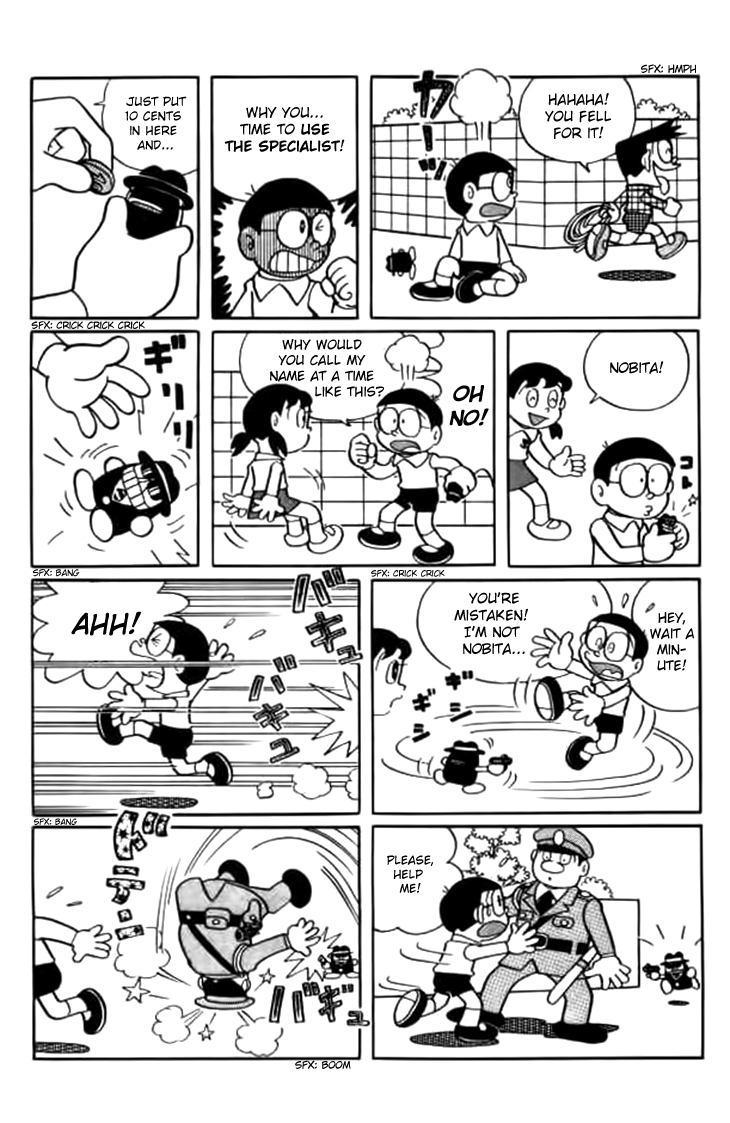 Doraemon Chapter 237 page 6 - Chapter 237: The Strike Down Specialist