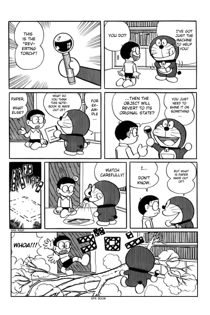 Doraemon Chapter 238 page 4 - Chapter 238: The Reverting Touch