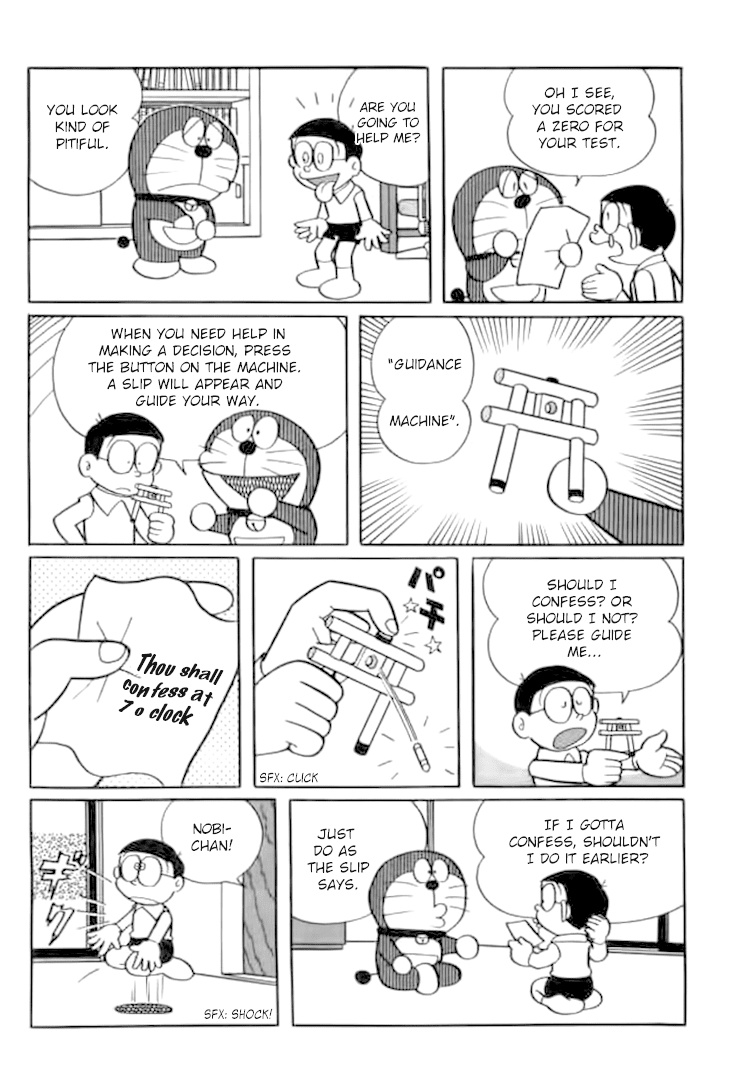 Doraemon Chapter 239 page 4 - Chapter 239: What is gonna happen at 7 o'clock?