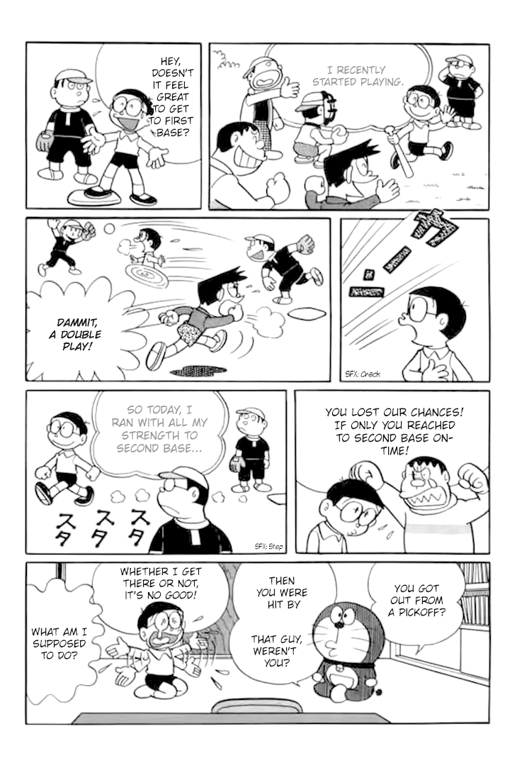 Doraemon Chapter 240 page 3 - Chapter 240: King of Base Stealing