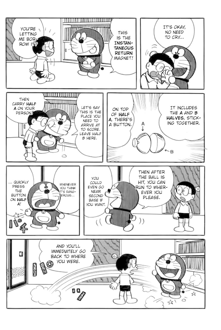 Doraemon Chapter 240 page 4 - Chapter 240: King of Base Stealing