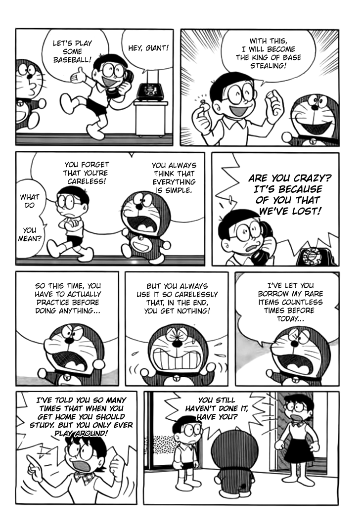 Doraemon Chapter 240 page 5 - Chapter 240: King of Base Stealing
