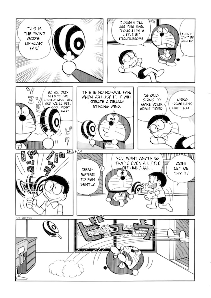 Doraemon Chapter 243 page 3 - Chapter 243: The Wind God's Uproar