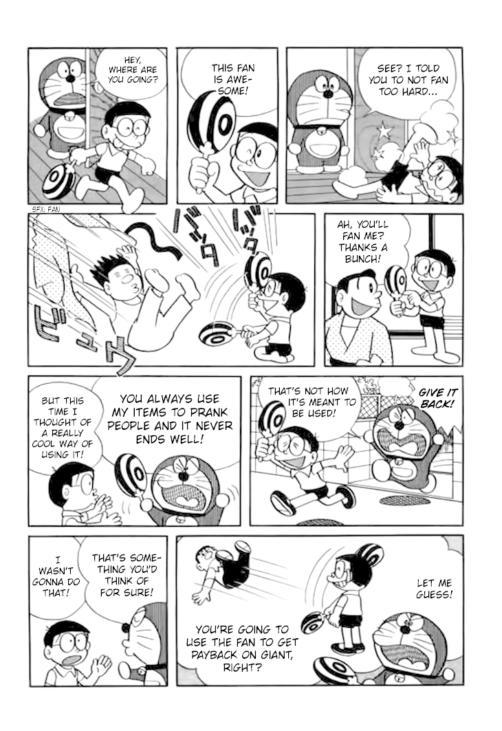 Doraemon Chapter 243 page 4 - Chapter 243: The Wind God's Uproar