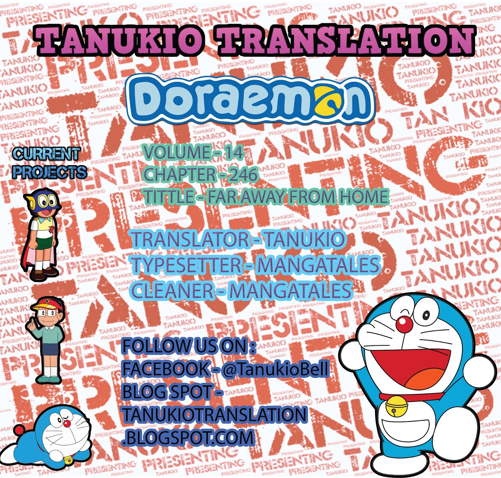 Doraemon Chapter 246 page 1 - Chapter 246: VOLUME 14 - CHAPTER 246 - FAR AWAY FROM HOME