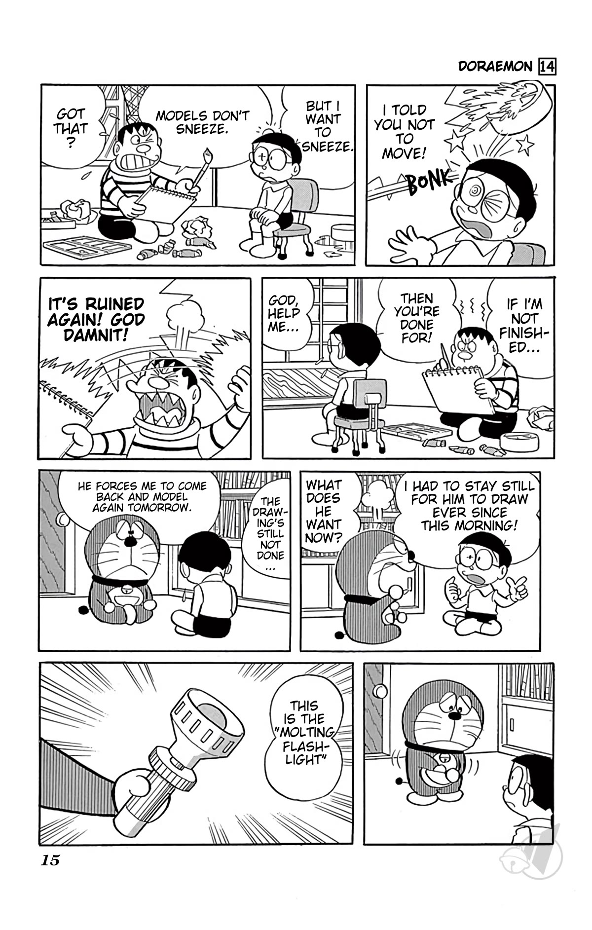 Doraemon Chapter 247 page 4 - Chapter 247: Molting Flashlight