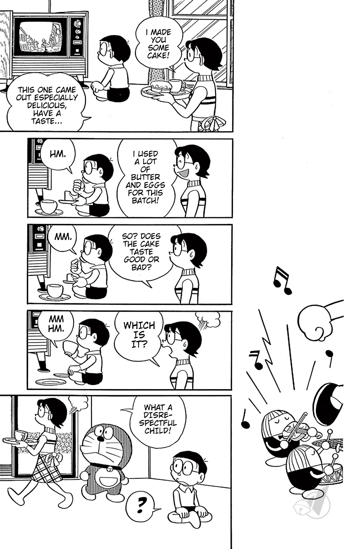 Doraemon Chapter 249 page 2 - Chapter 249: Moodmaker Orchestra's Debut