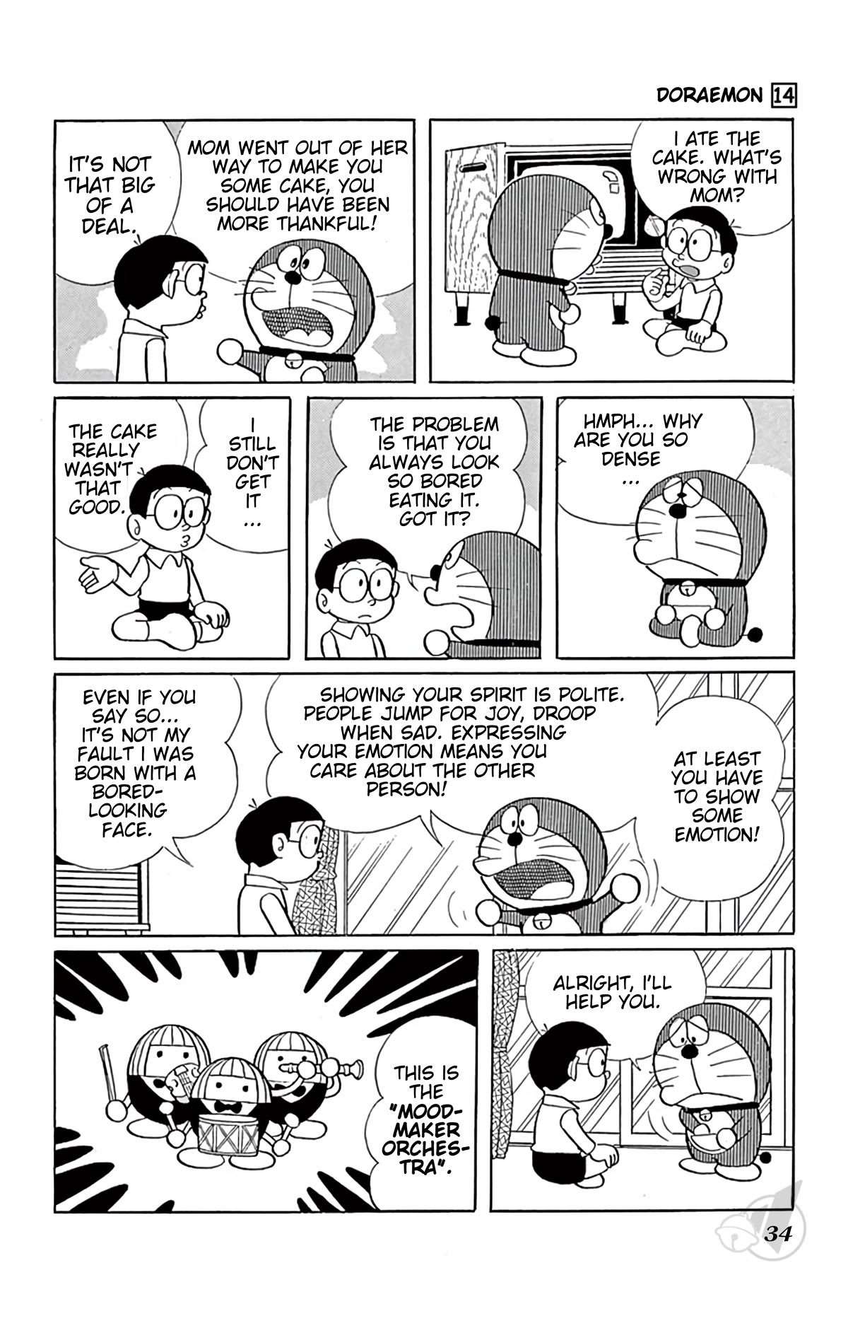 Doraemon Chapter 249 page 3 - Chapter 249: Moodmaker Orchestra's Debut