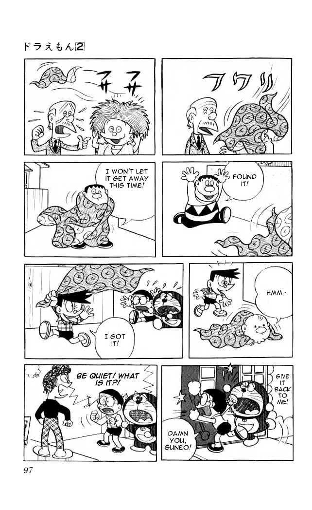 Doraemon Chapter 25 page 14 - Chapter 25 : Time Cloth