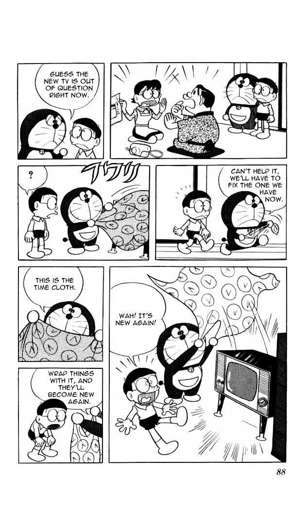 Doraemon Chapter 25 page 4 - Chapter 25 : Time Cloth
