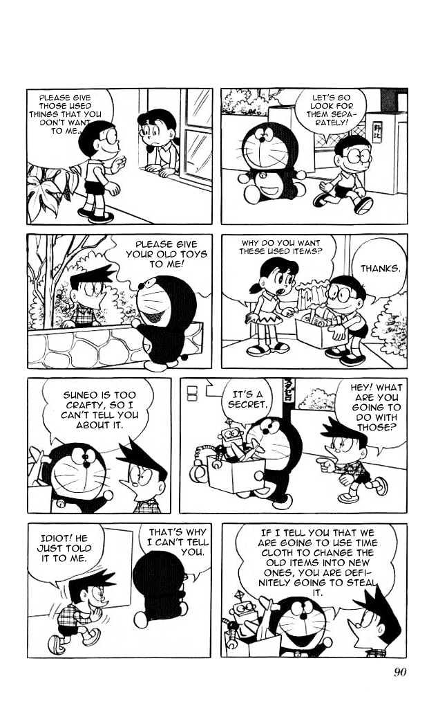 Doraemon Chapter 25 page 7 - Chapter 25 : Time Cloth