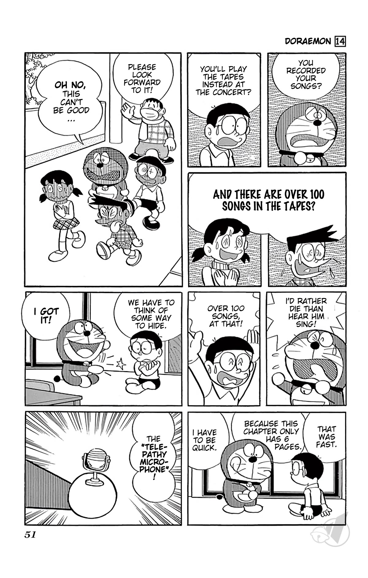 Doraemon Chapter 251 page 3 - Chapter 251: Telepathy Microphone