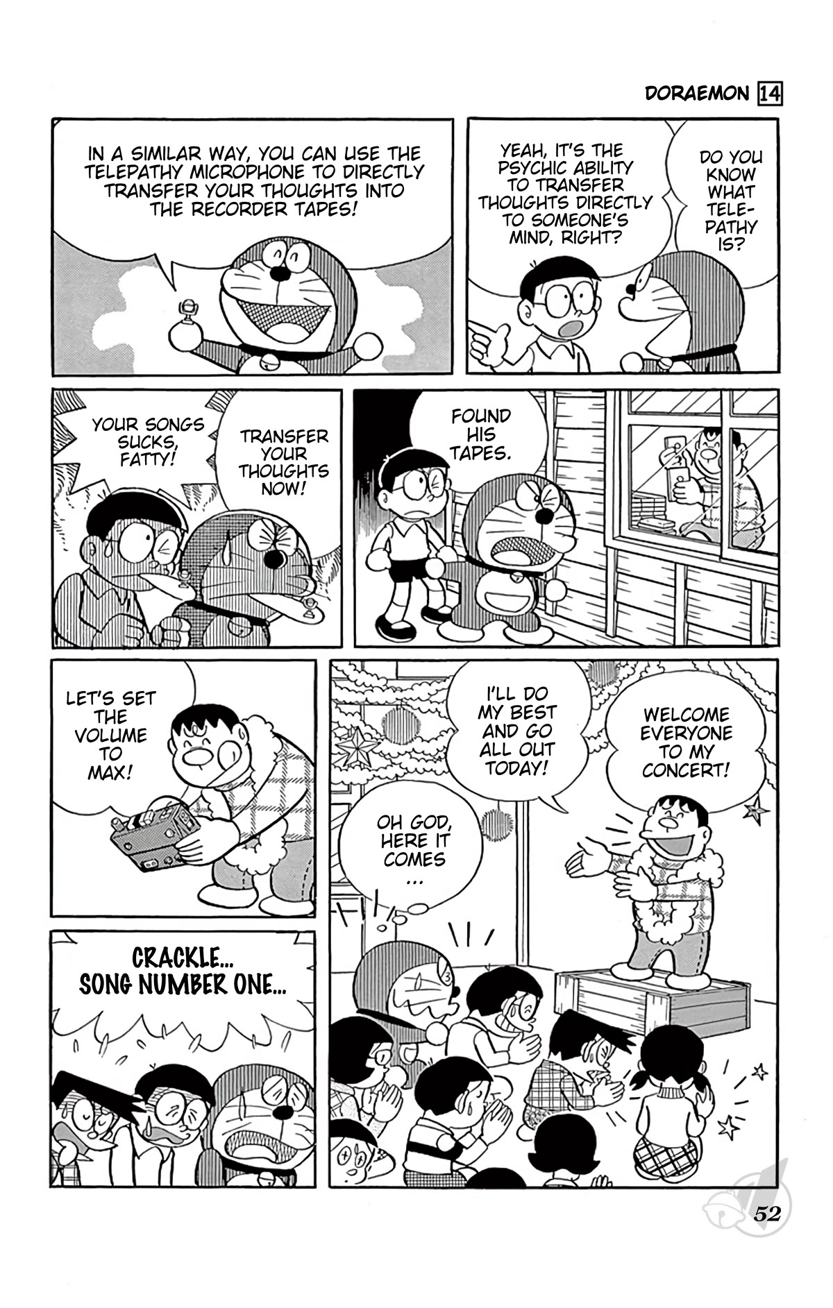 Doraemon Chapter 251 page 4 - Chapter 251: Telepathy Microphone