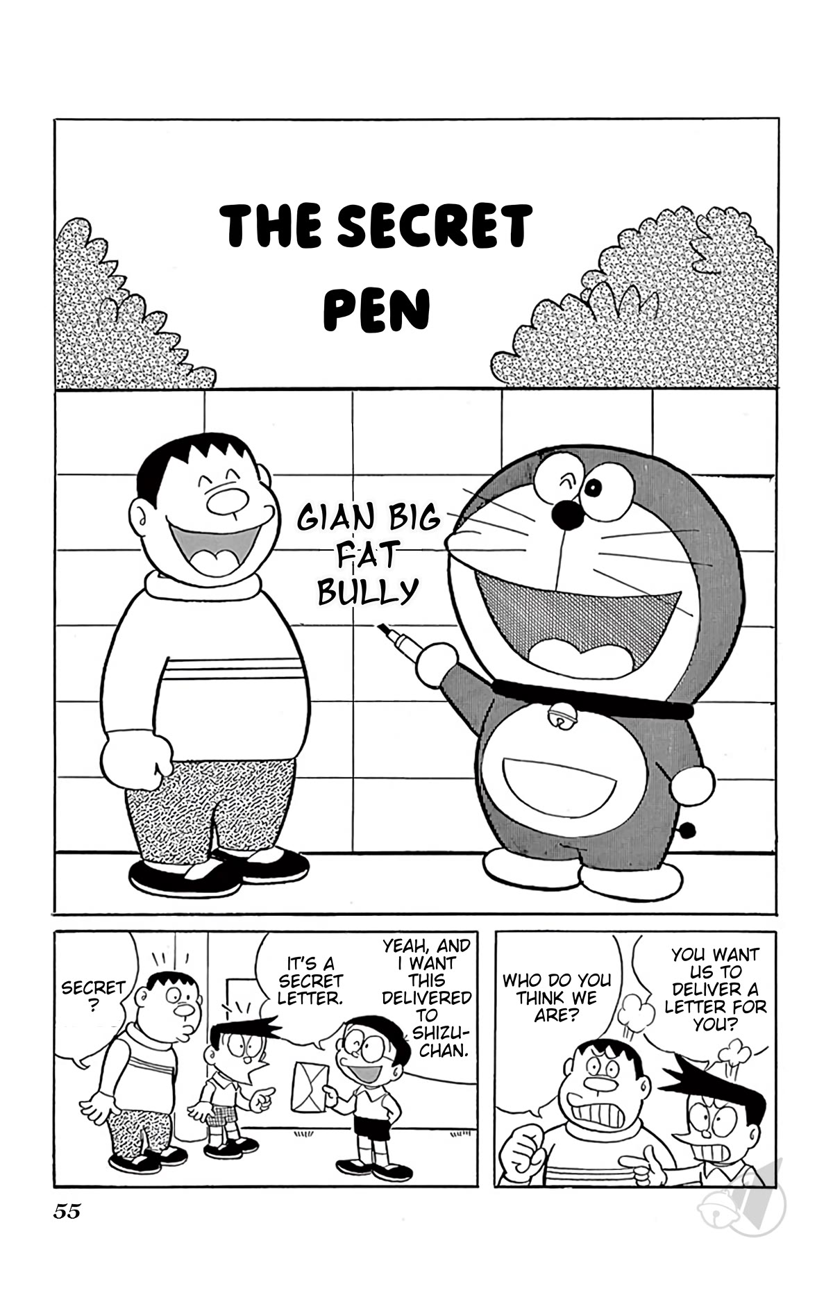 Doraemon Chapter 252 page 1 - Chapter 252: The Secret Pen