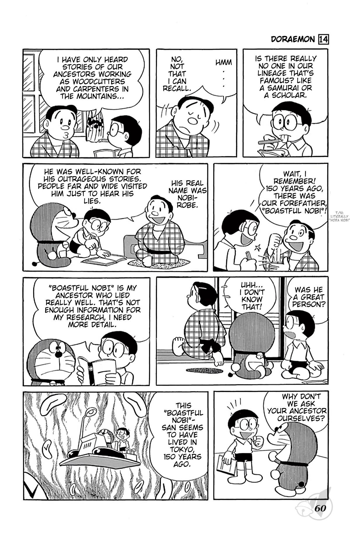 Doraemon Chapter 253 page 2 - Chapter 253: Boastful Ancestor