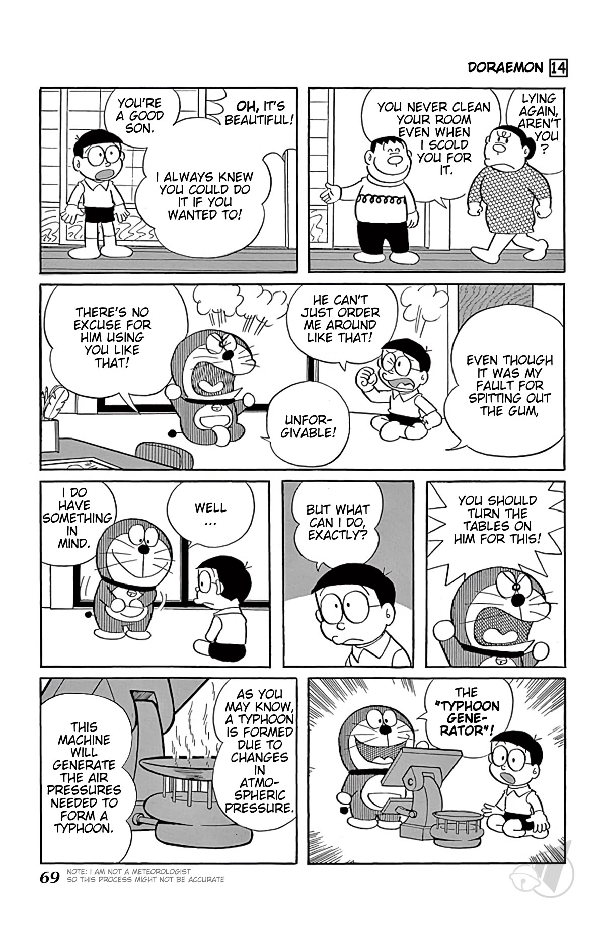 Doraemon Chapter 254 page 3 - Chapter 254: Typhoon Generator