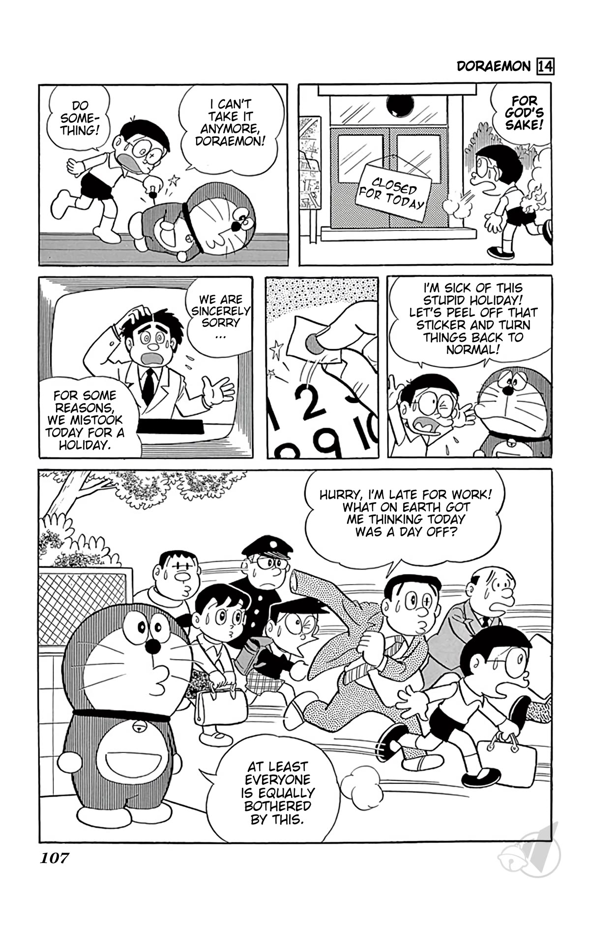 Doraemon Chapter 257 page 8 - Chapter 257: Lazy Thanksgiving Day