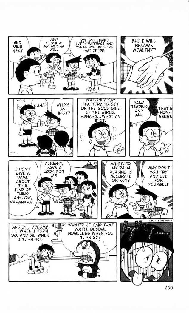 Doraemon Chapter 26 page 2 - Chapter 26 : One Hundred Percent Accurate Palm Reading Set