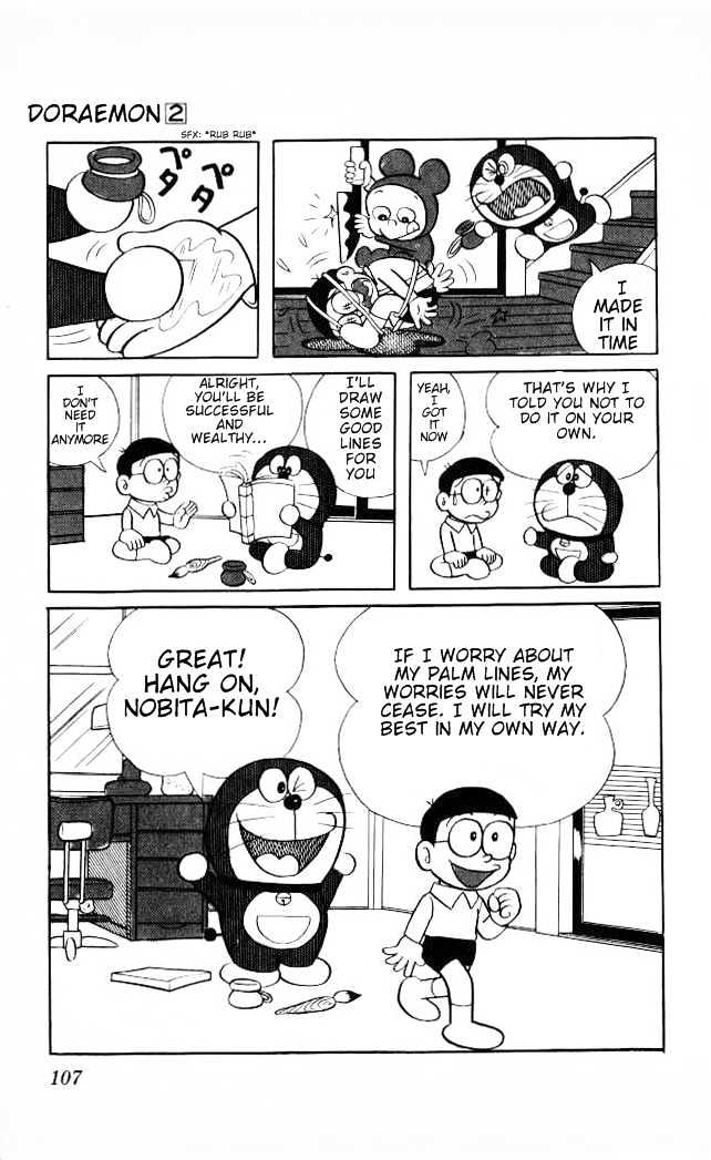 Doraemon Chapter 26 page 9 - Chapter 26 : One Hundred Percent Accurate Palm Reading Set