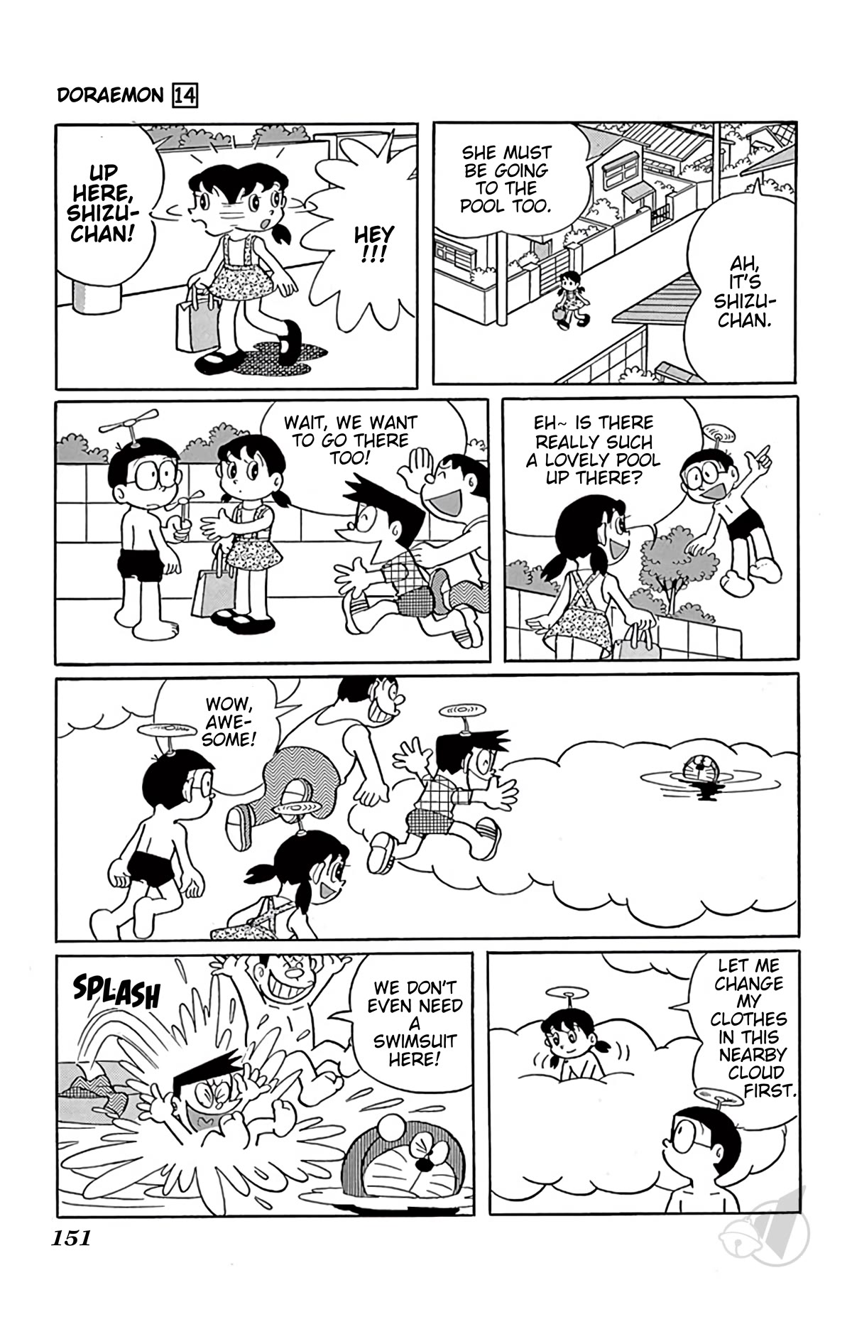 Doraemon Chapter 263 page 7 - Chapter 263: Pool in the Clouds