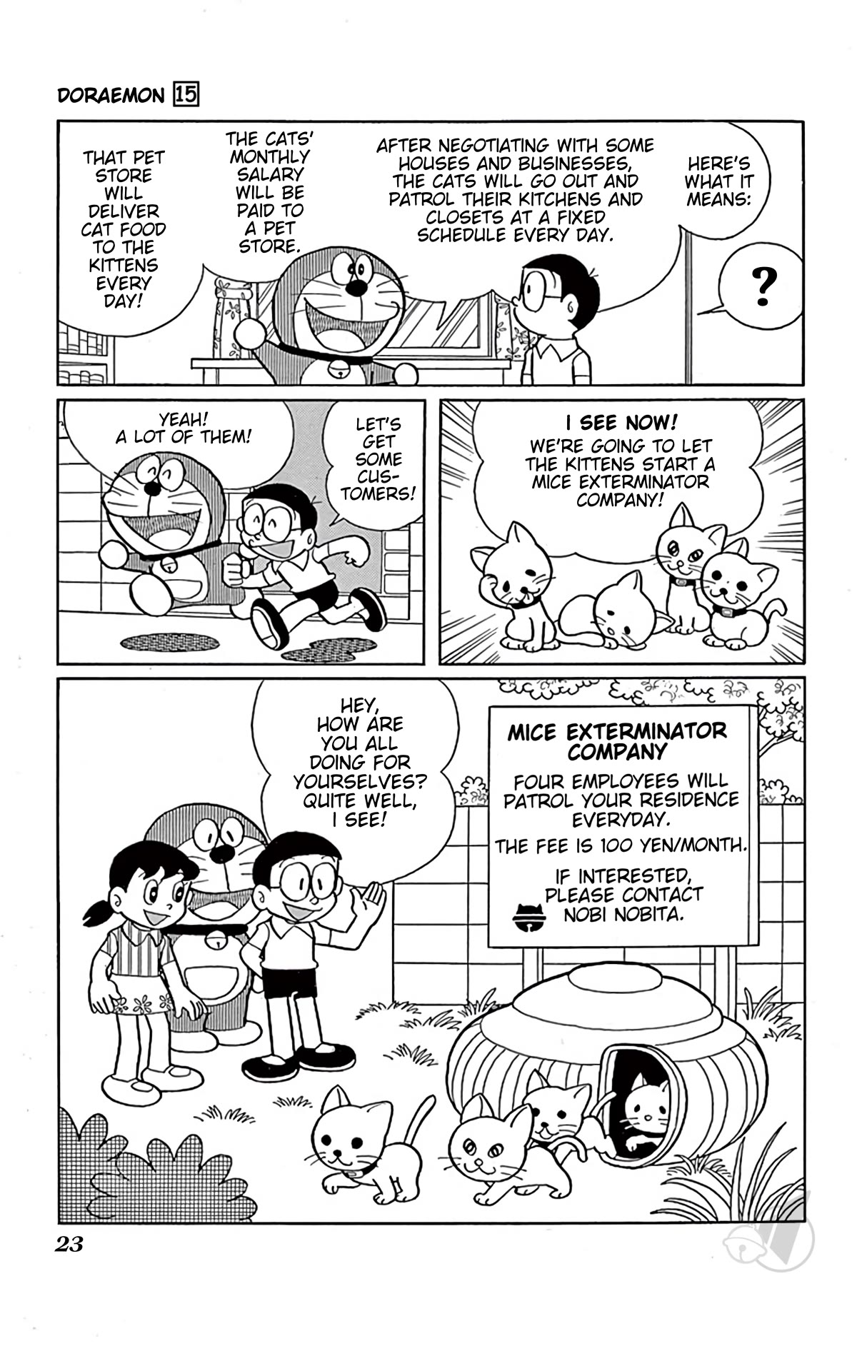 Doraemon Chapter 267 page 10 - Chapter 267: Cat Runs a Company