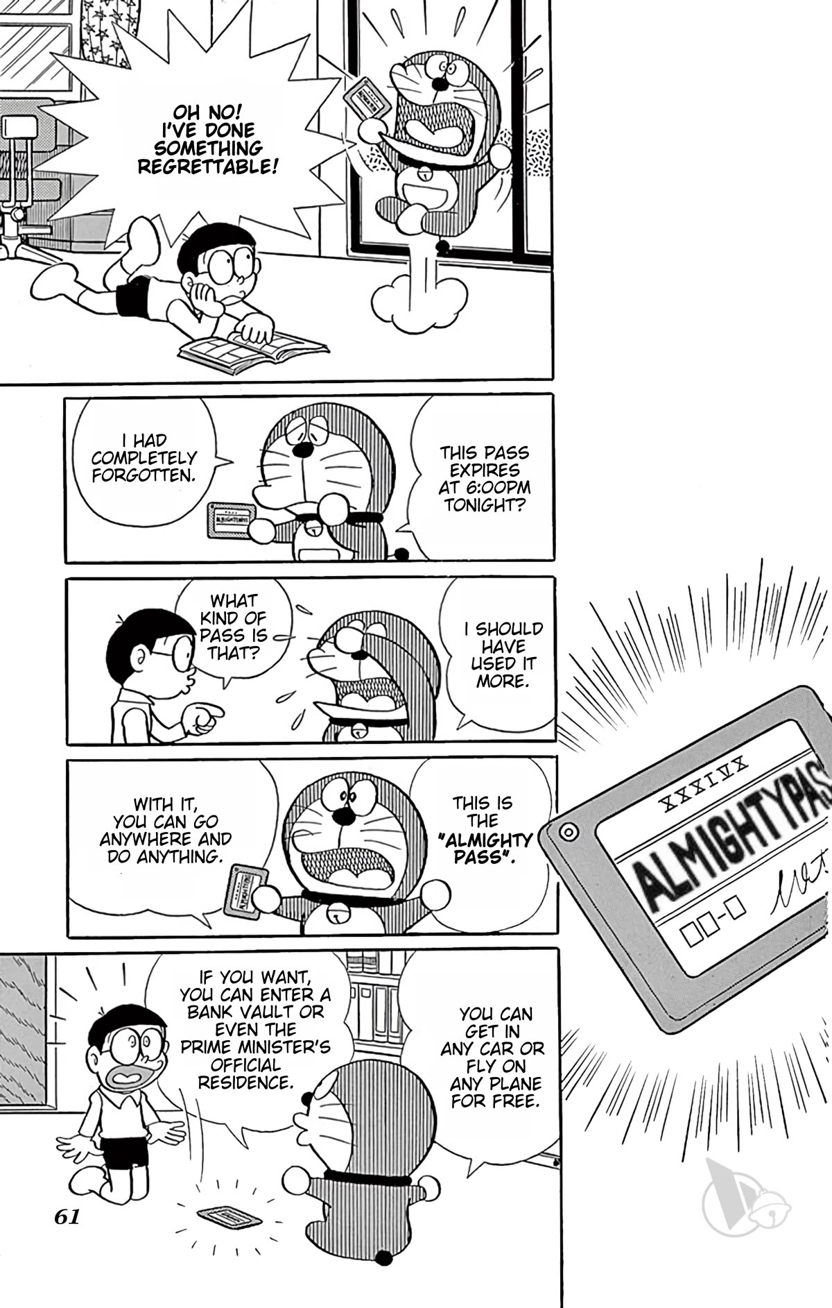 Doraemon Chapter 272 page 2 - Chapter 272: Almighty Pass