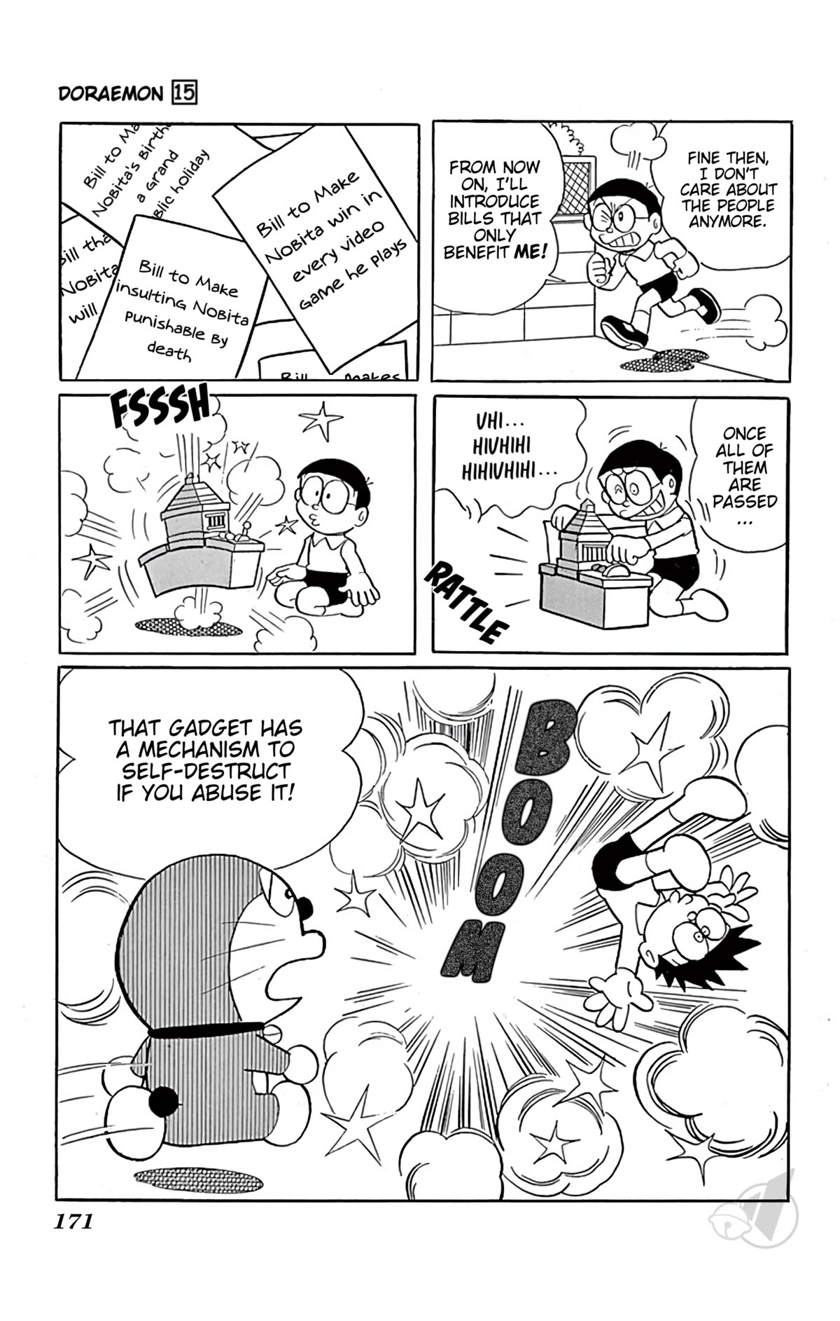 Doraemon Chapter 282 page 10 - Chapter 282: Portable National Diet