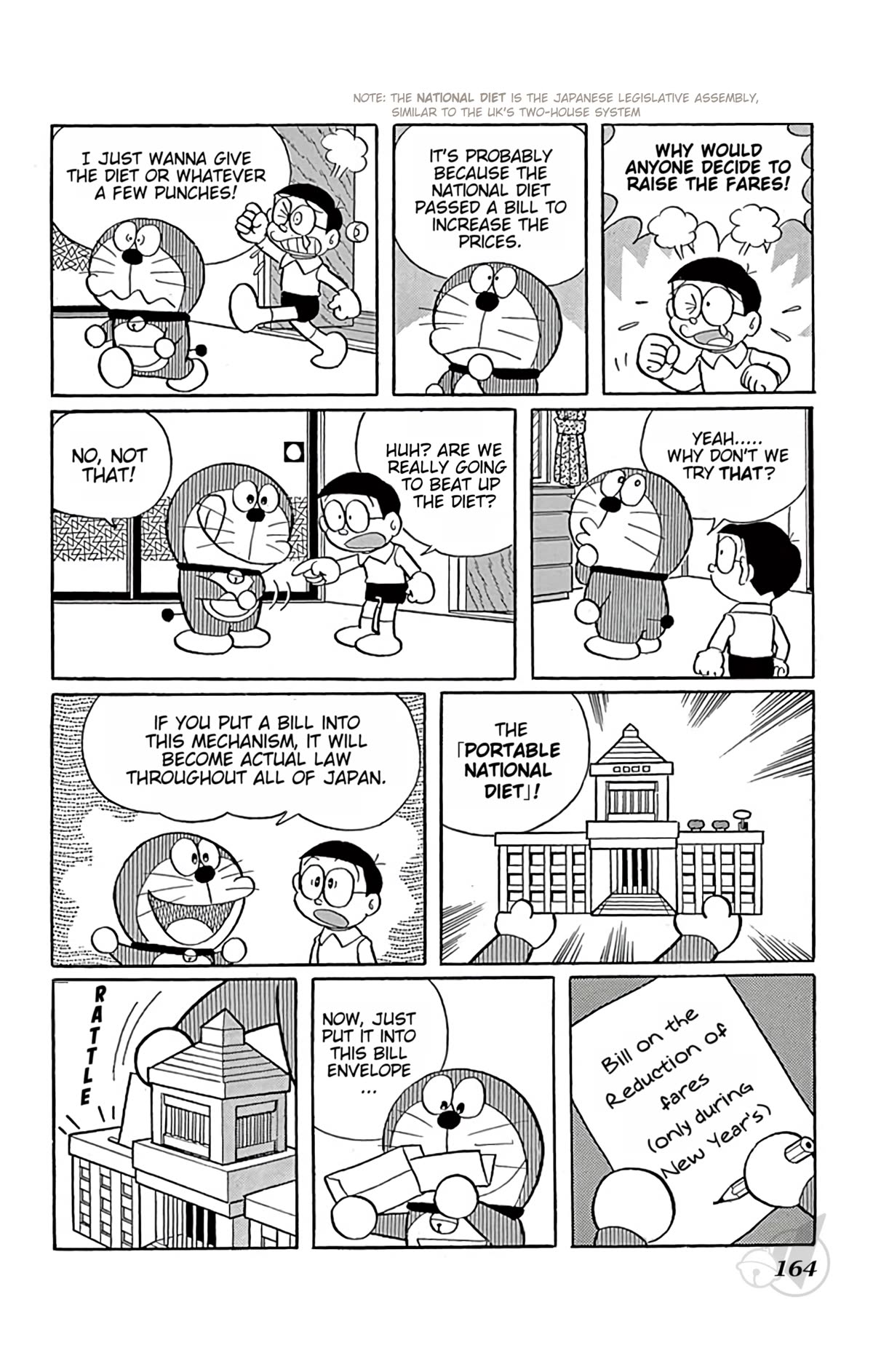 Doraemon Chapter 282 page 3 - Chapter 282: Portable National Diet