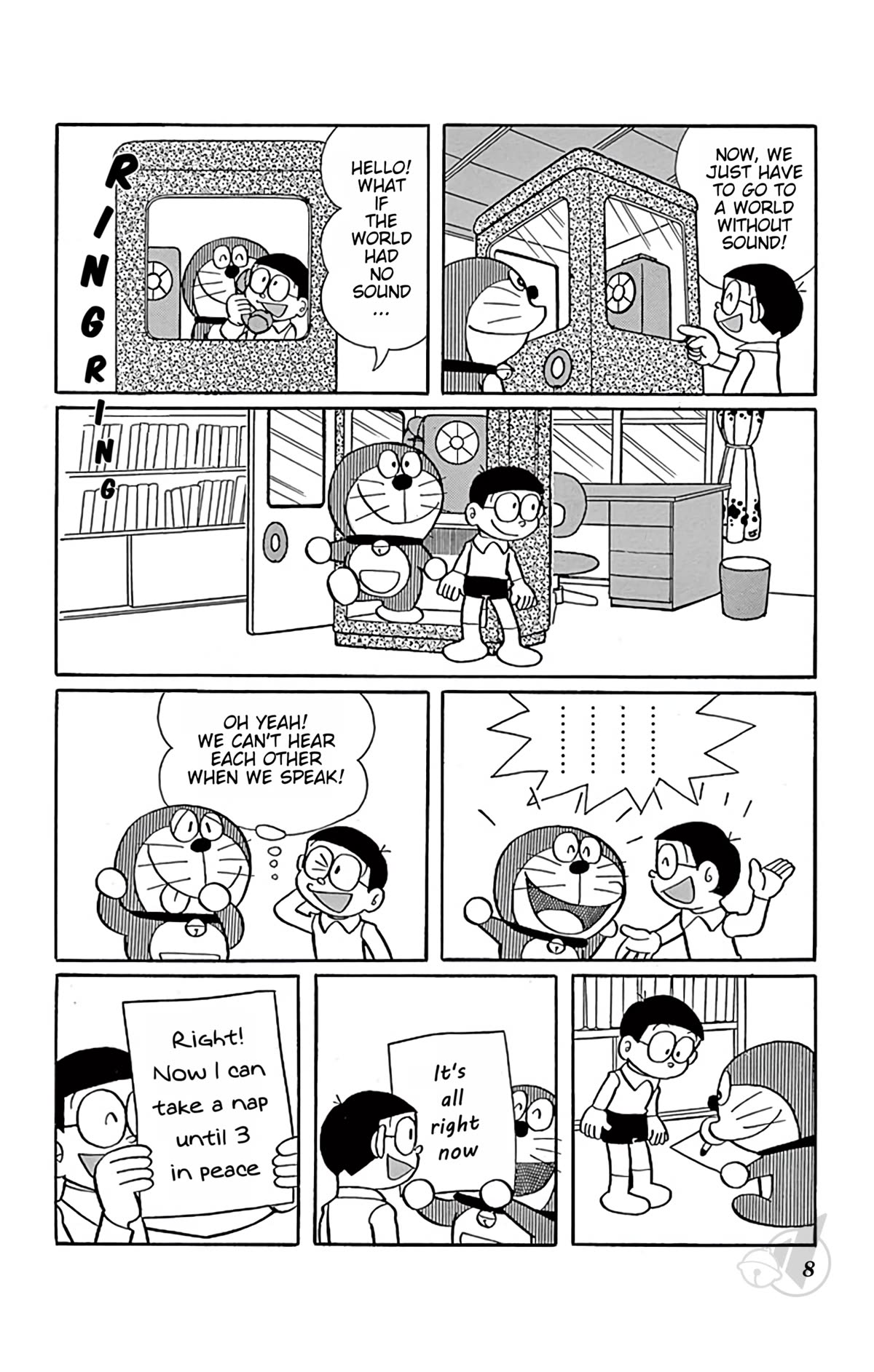 Doraemon Chapter 284 page 9 - Chapter 284: A World Without Sound