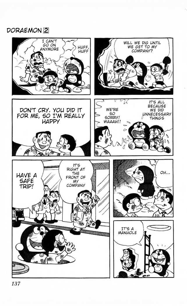 Doraemon Chapter 29 page 10 - Chapter 29 : Building A Subway