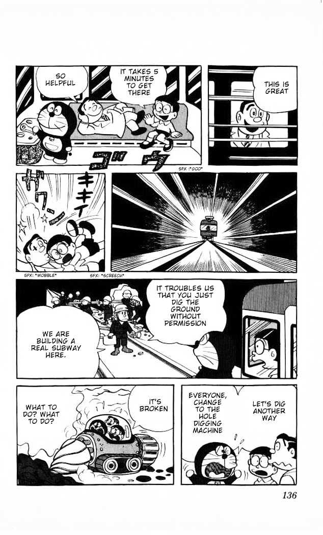 Doraemon Chapter 29 page 9 - Chapter 29 : Building A Subway