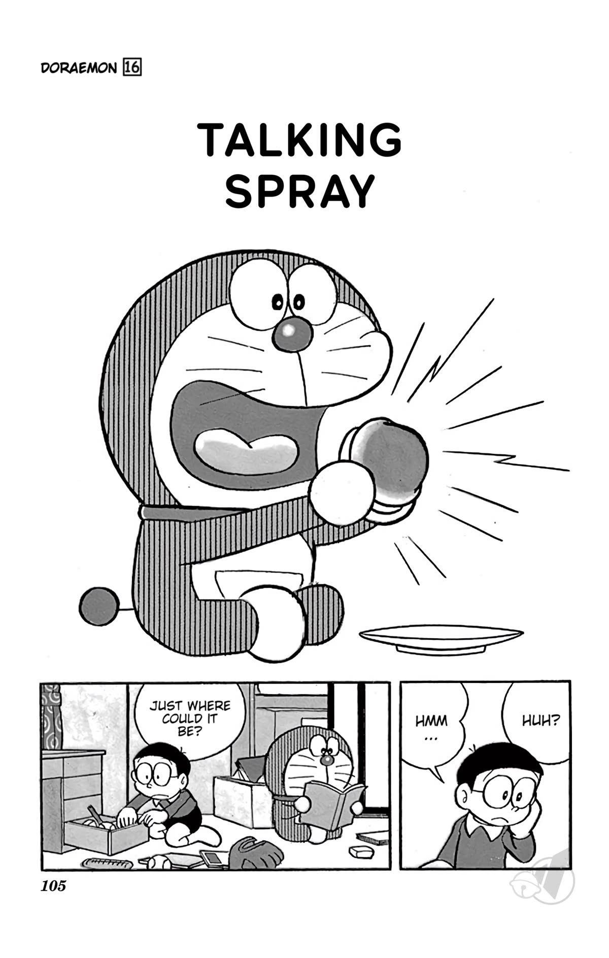 Doraemon Chapter 295 page 1 - Chapter 295: Talking Spray