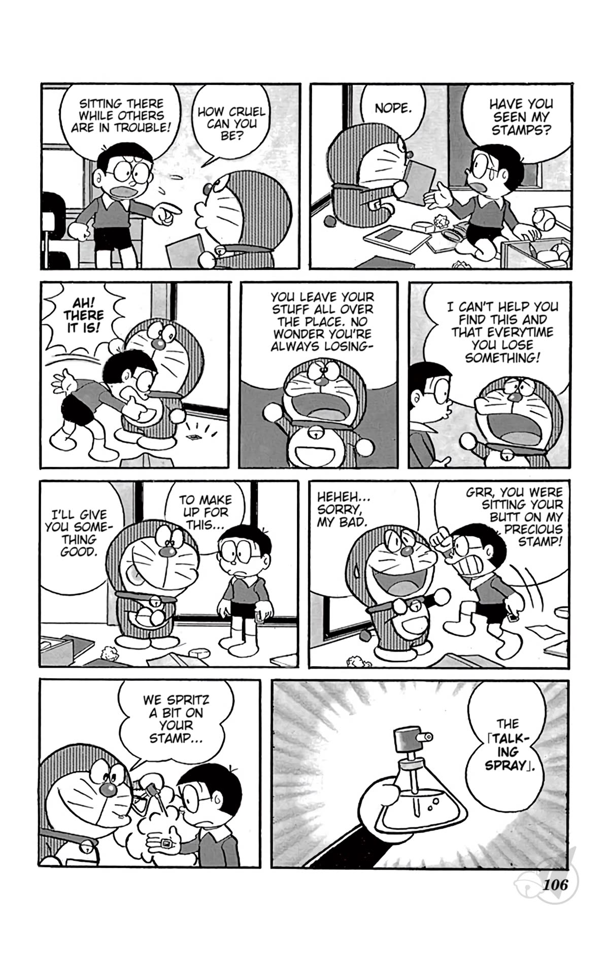 Doraemon Chapter 295 page 2 - Chapter 295: Talking Spray