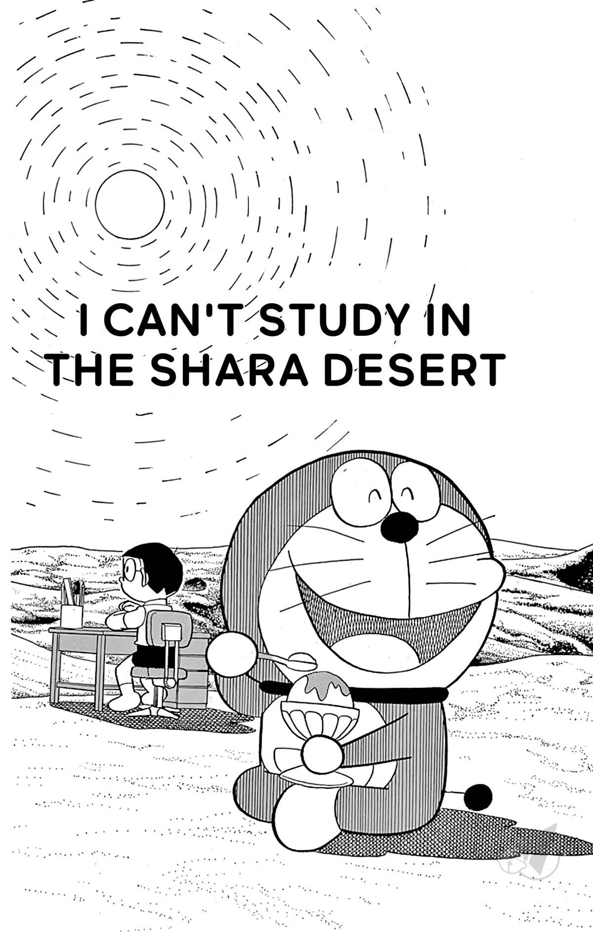 Doraemon Chapter 299 page 1 - Chapter 299: I Can't Study in the Sahara Desert