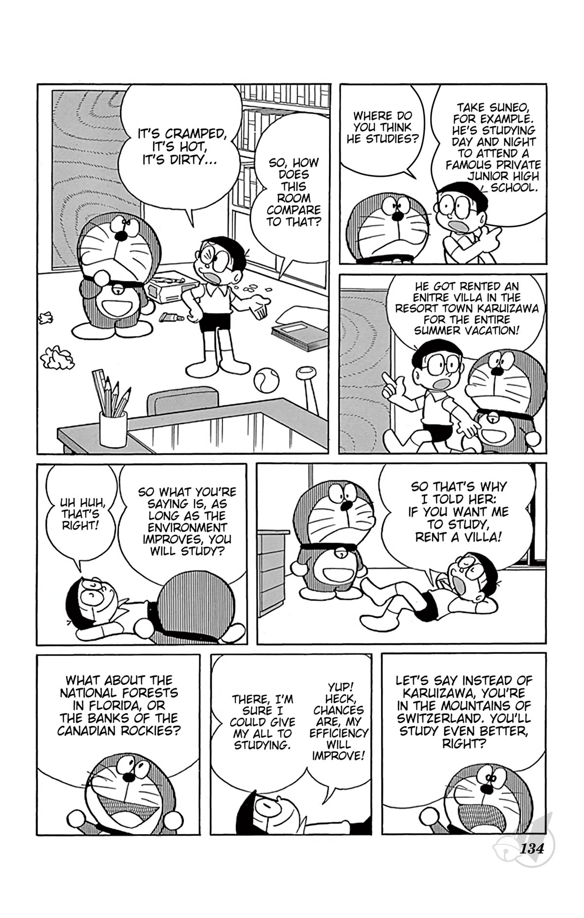 Doraemon Chapter 299 page 3 - Chapter 299: I Can't Study in the Sahara Desert