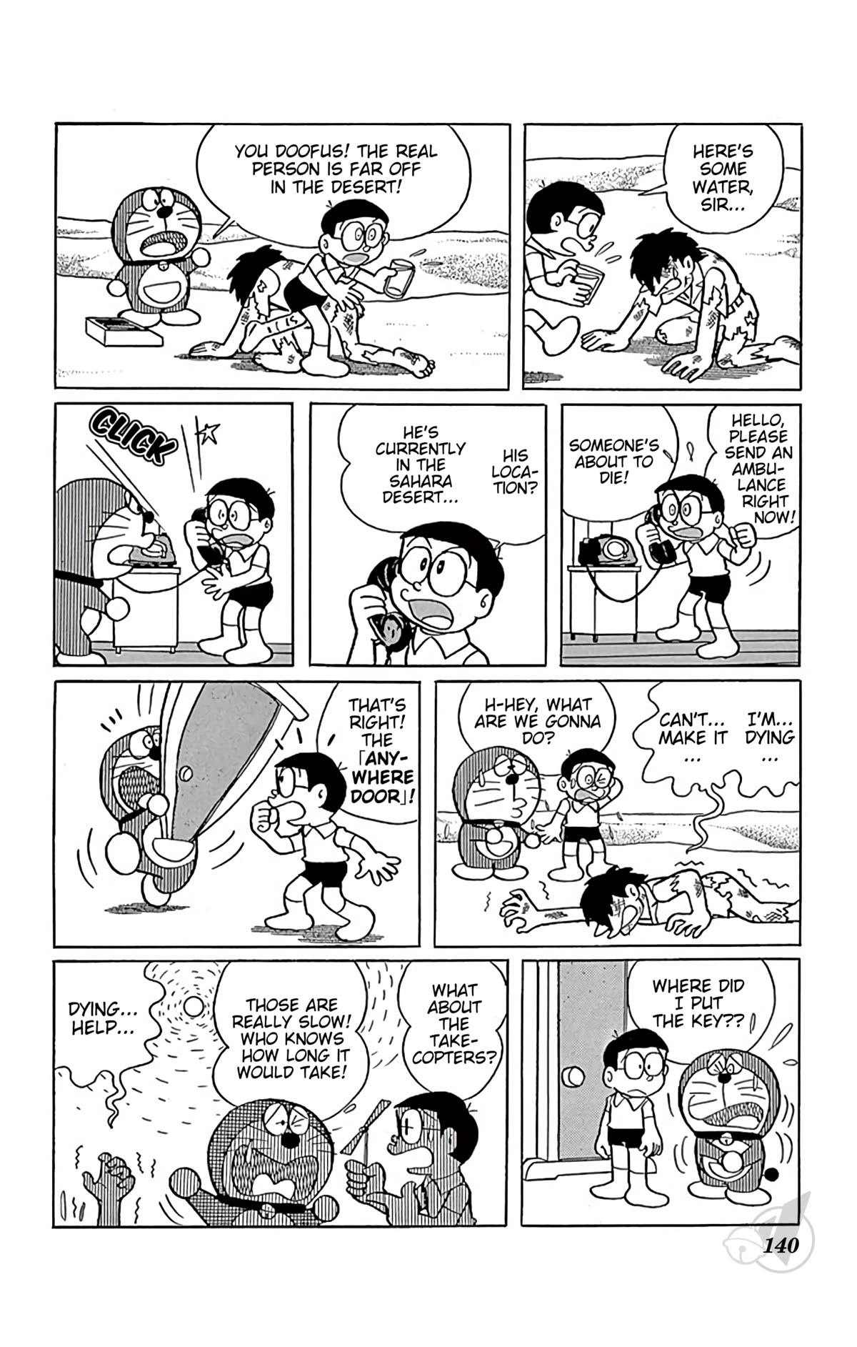 Doraemon Chapter 299 page 9 - Chapter 299: I Can't Study in the Sahara Desert