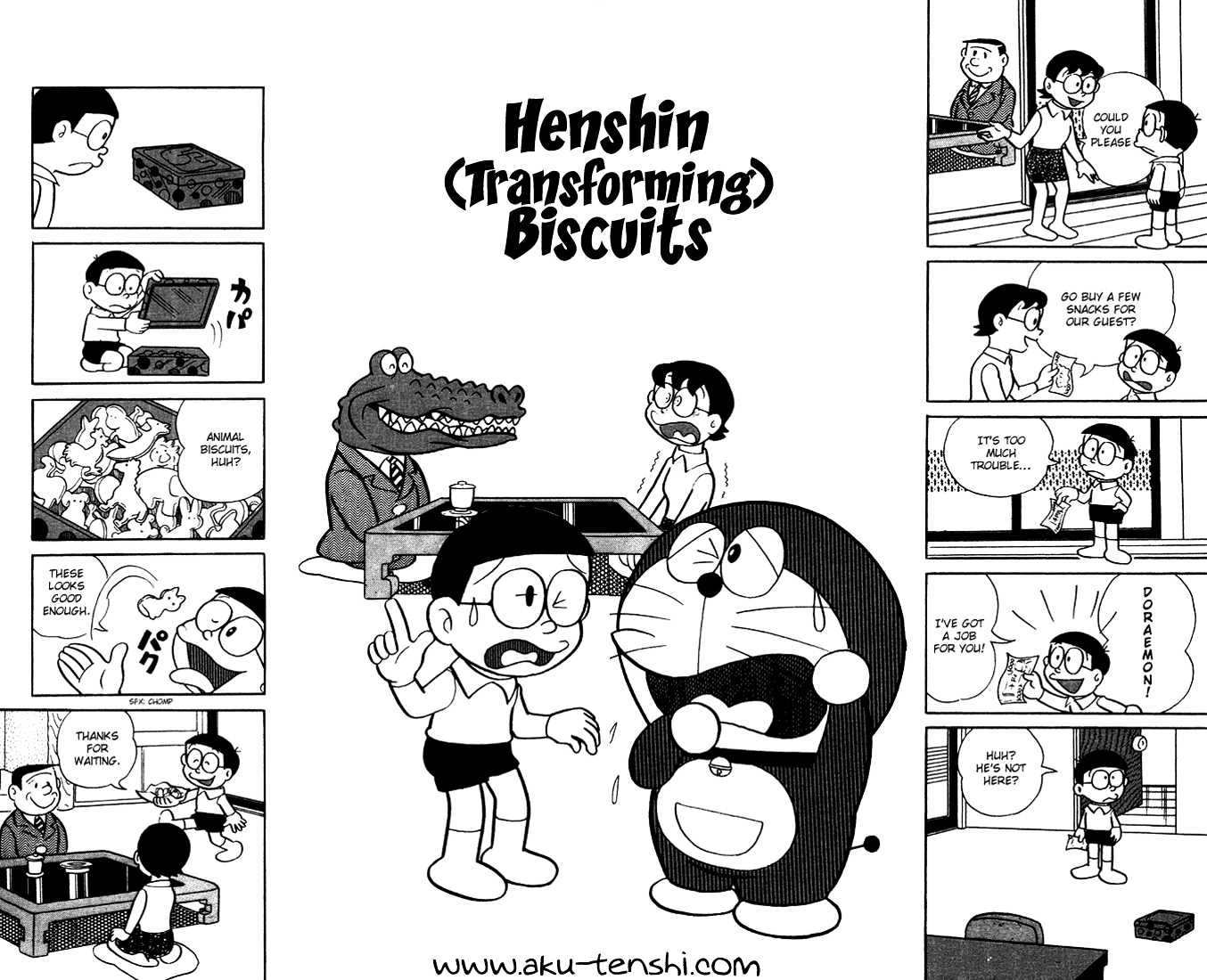 Doraemon Chapter 3 page 1 - Chapter 3 : Transforming Biscuit