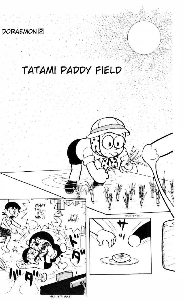 Doraemon Chapter 30 page 2 - Chapter 30 : Tatami Paddy Field