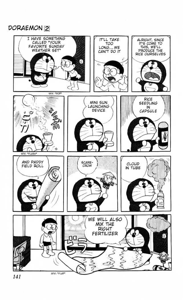 Doraemon Chapter 30 page 4 - Chapter 30 : Tatami Paddy Field