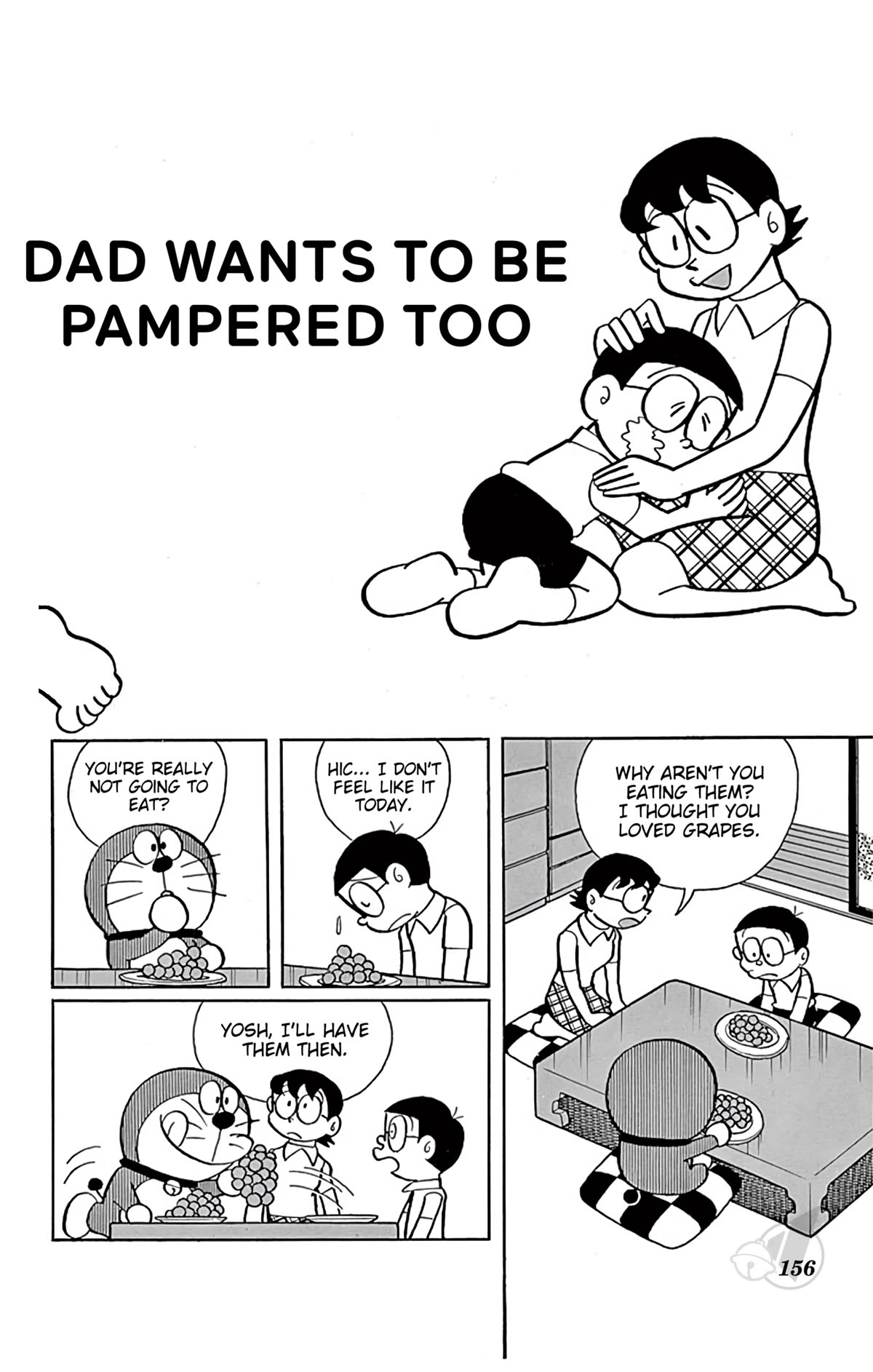 Doraemon Chapter 302 page 1 - Chapter 302: Dad Wants to be Pampered Too