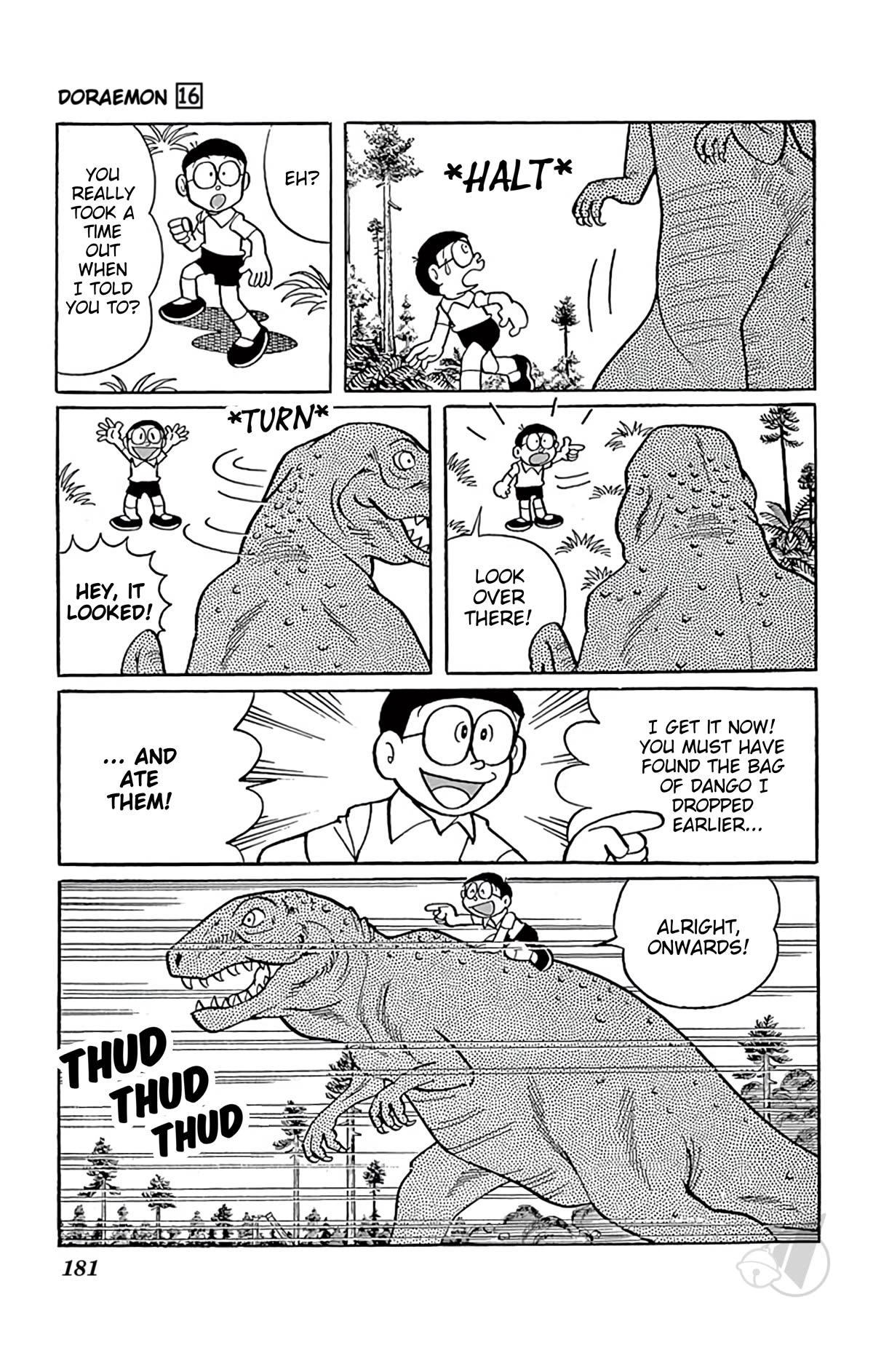 Doraemon Chapter 303 page 16 - Chapter 303: Space Tarzan