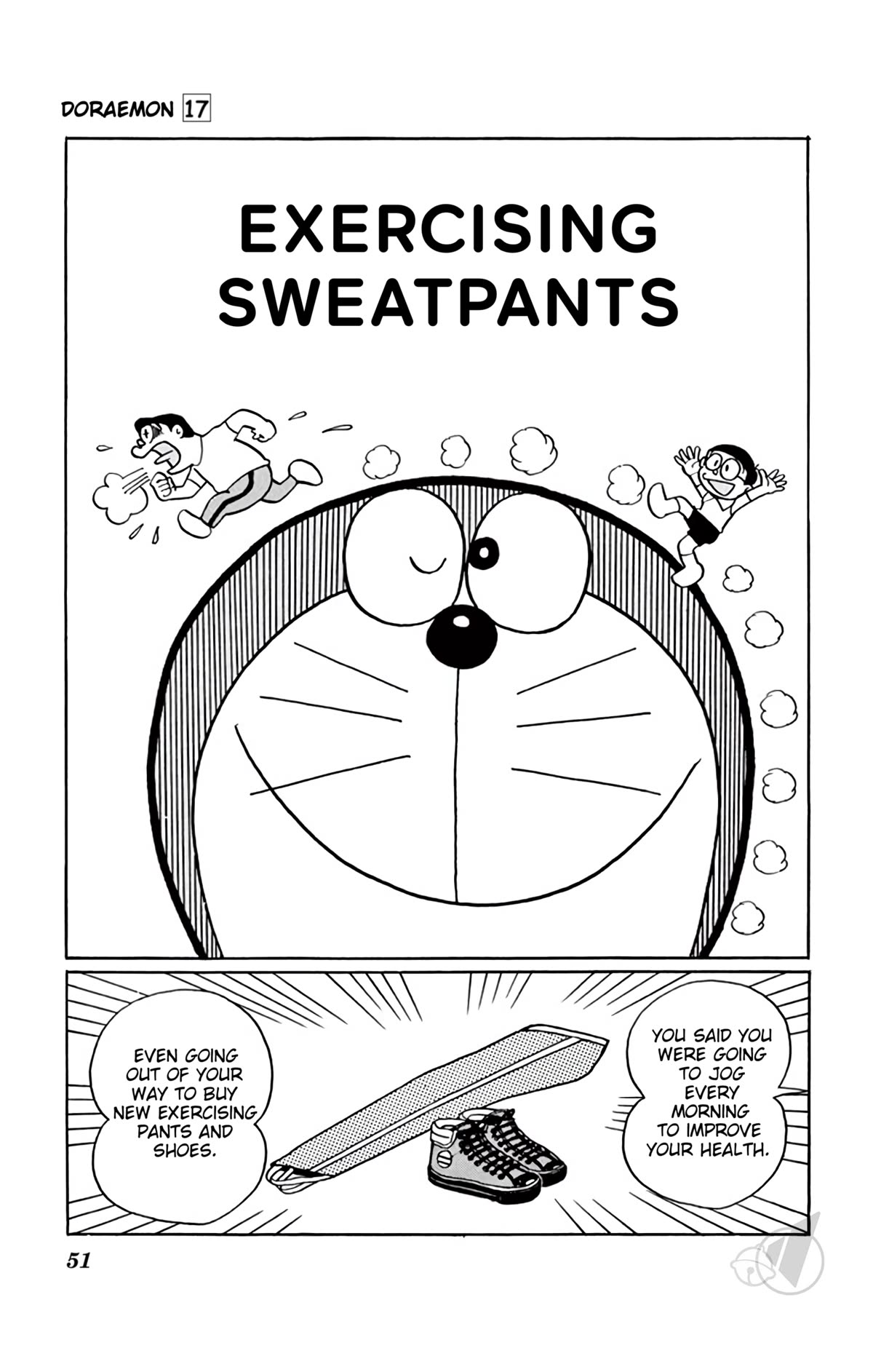 Doraemon Chapter 308 page 1 - Chapter 308: Exercising Sweatpants