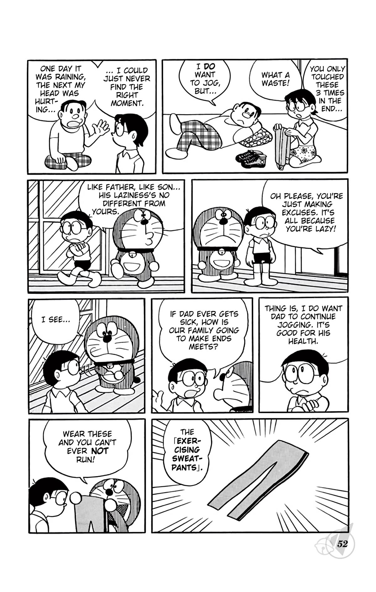 Doraemon Chapter 308 page 2 - Chapter 308: Exercising Sweatpants