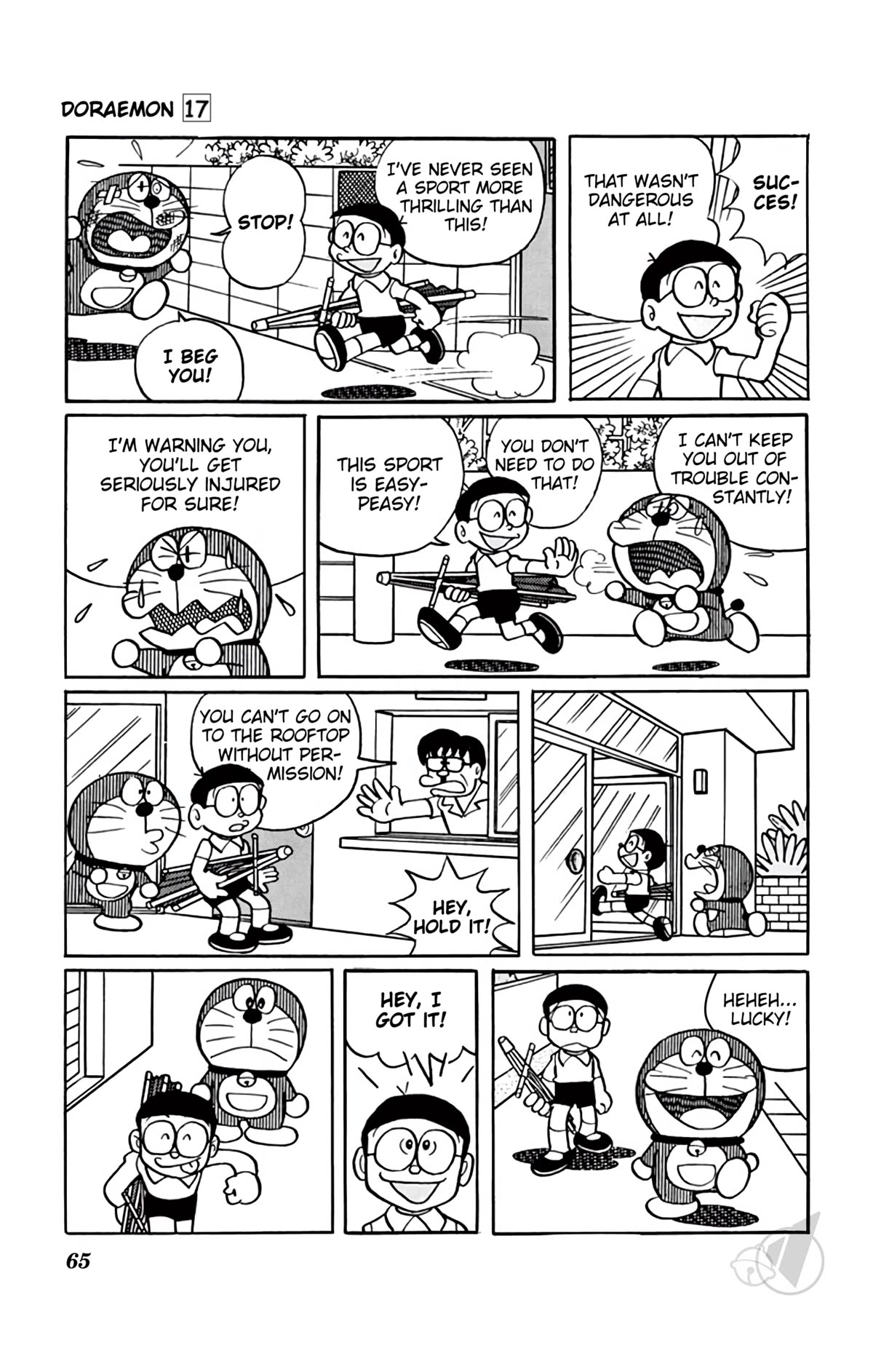 Doraemon Chapter 309 page 8 - Chapter 309: Playing in the Sky is Dangerous