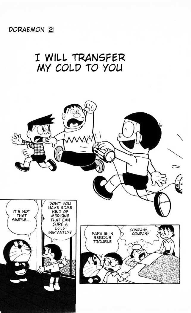 Doraemon Chapter 31 page 2 - Chapter 31 : I Will Transfer My Cold To You