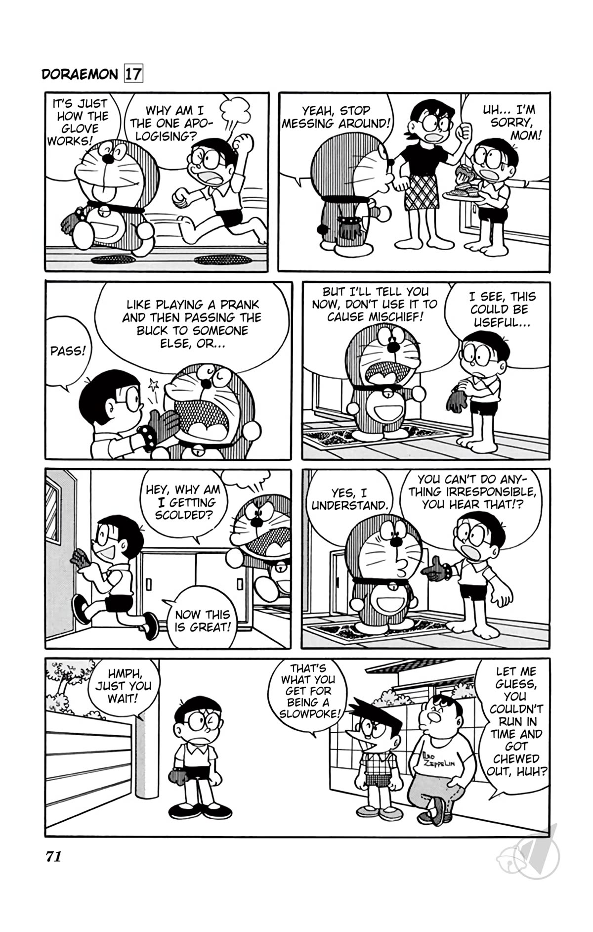 Doraemon Chapter 310 page 4 - Chapter 310: Buck-Passing Glove